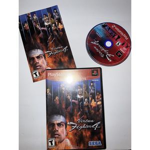 Virtua Fighter 4 Greatest Hits (Sony PlayStation 2, 2002) With Manuel And Case